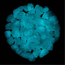 Load image into Gallery viewer, 1/2" Aqua Glow Stones – 1 Pound – (10-12MM)