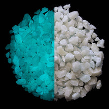 Load image into Gallery viewer, 1/4" Aqua Glow Stones – 1 Pound – (6-8MM)