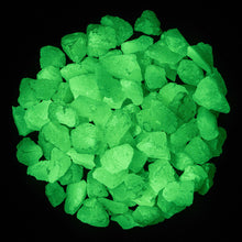 Load image into Gallery viewer, 1/2" Emerald Glow Stones – 1 Pound – (10-12MM)