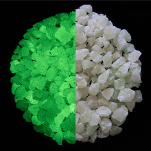 Load image into Gallery viewer, 1/4" Emerald Glow Stones – 1 Pound – (6-8MM)