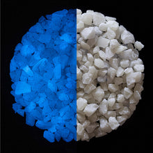 Load image into Gallery viewer, 1/4" Sky Blue Glow Stones – 1 Pound – (6-8MM)