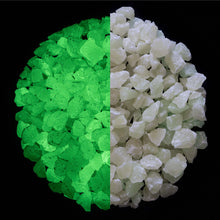 Load image into Gallery viewer, 1/4&quot; Emerald Glow Stones – 1 Pound – (6-8MM)
